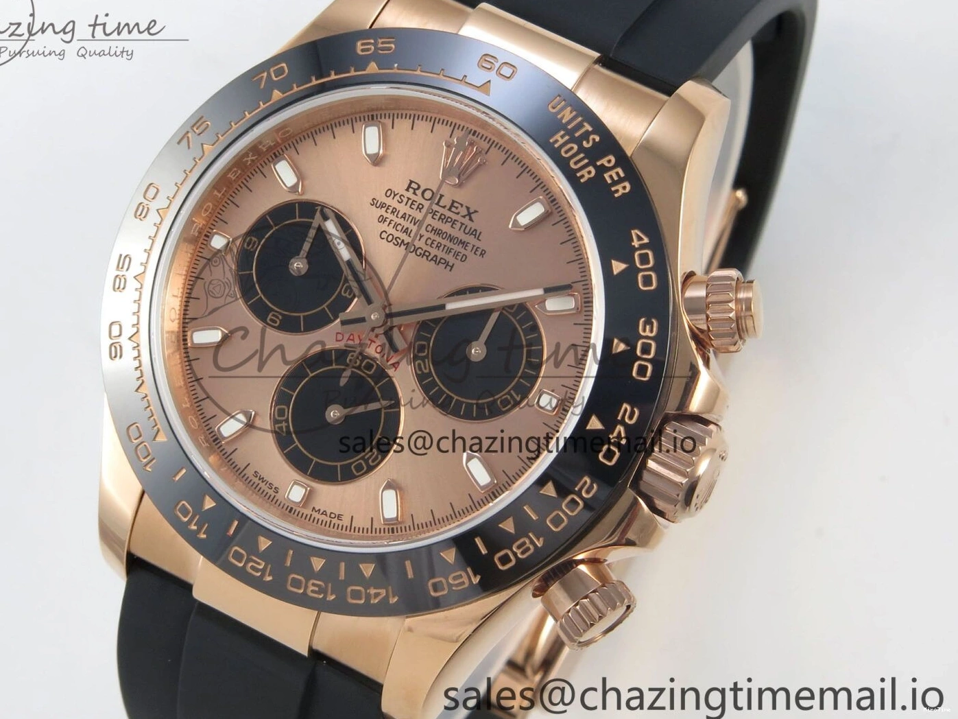 MiroTime 1228 UrbanChic Daytona 116515 QF 1:1 Best Edition RG Black Dial on Oysterflex Strap SH4130 V11（Gain Weight） 158